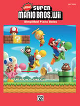 Super Mario Bros Wii piano sheet music cover